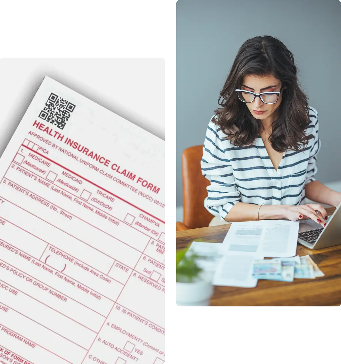 Health insurance claim form and consultant